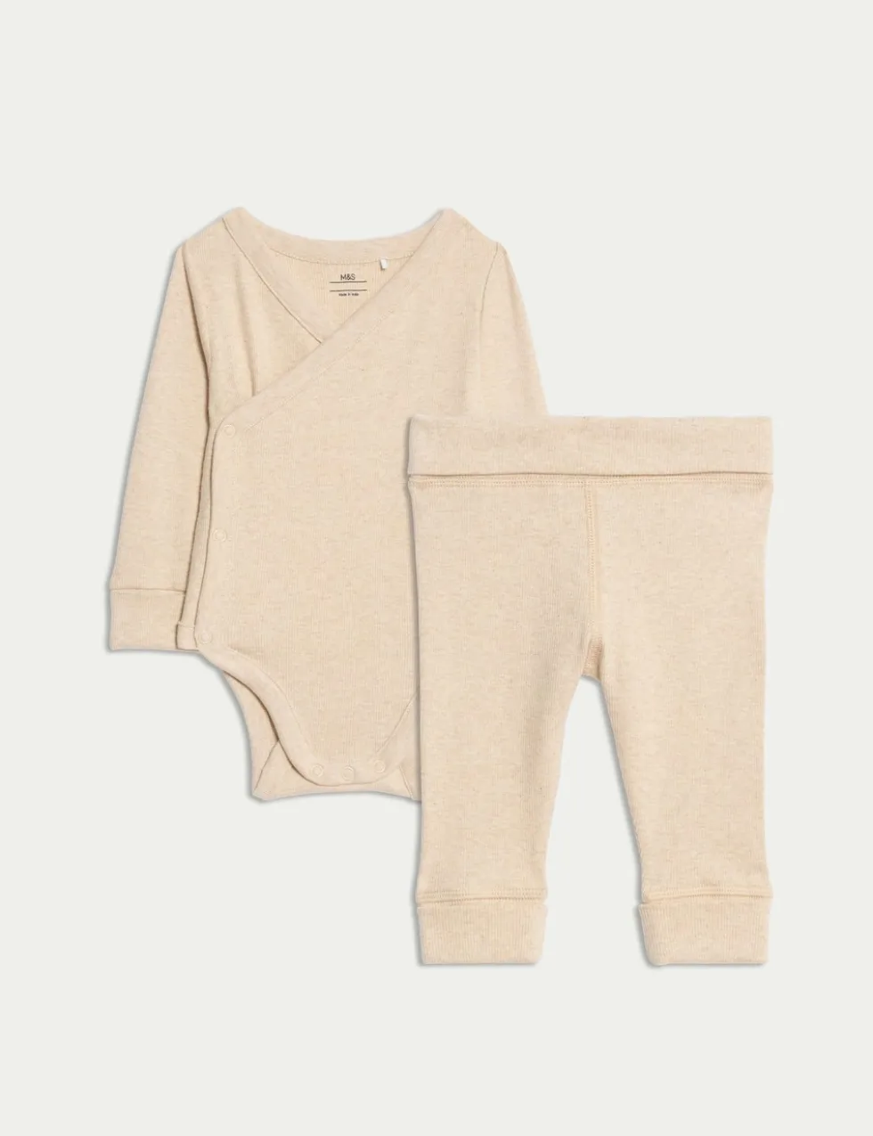 2pc Cotton Rich Grow with Me Outfit (0-3 Yrs)