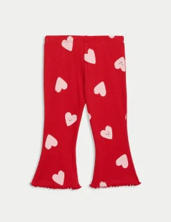 2pc Cotton Rich Heart Top & Bottom Outfit (0-6 Yrs)