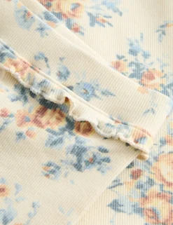 3pc Cotton Rich Jersey Floral Outfit (0-3 Yrs)