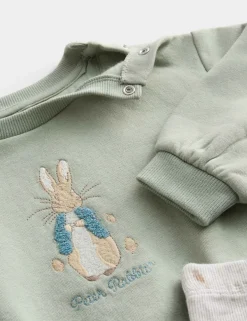 2pc Cotton Rich Peter Rabbit™ Sweat Outfit (0-3 Yrs)