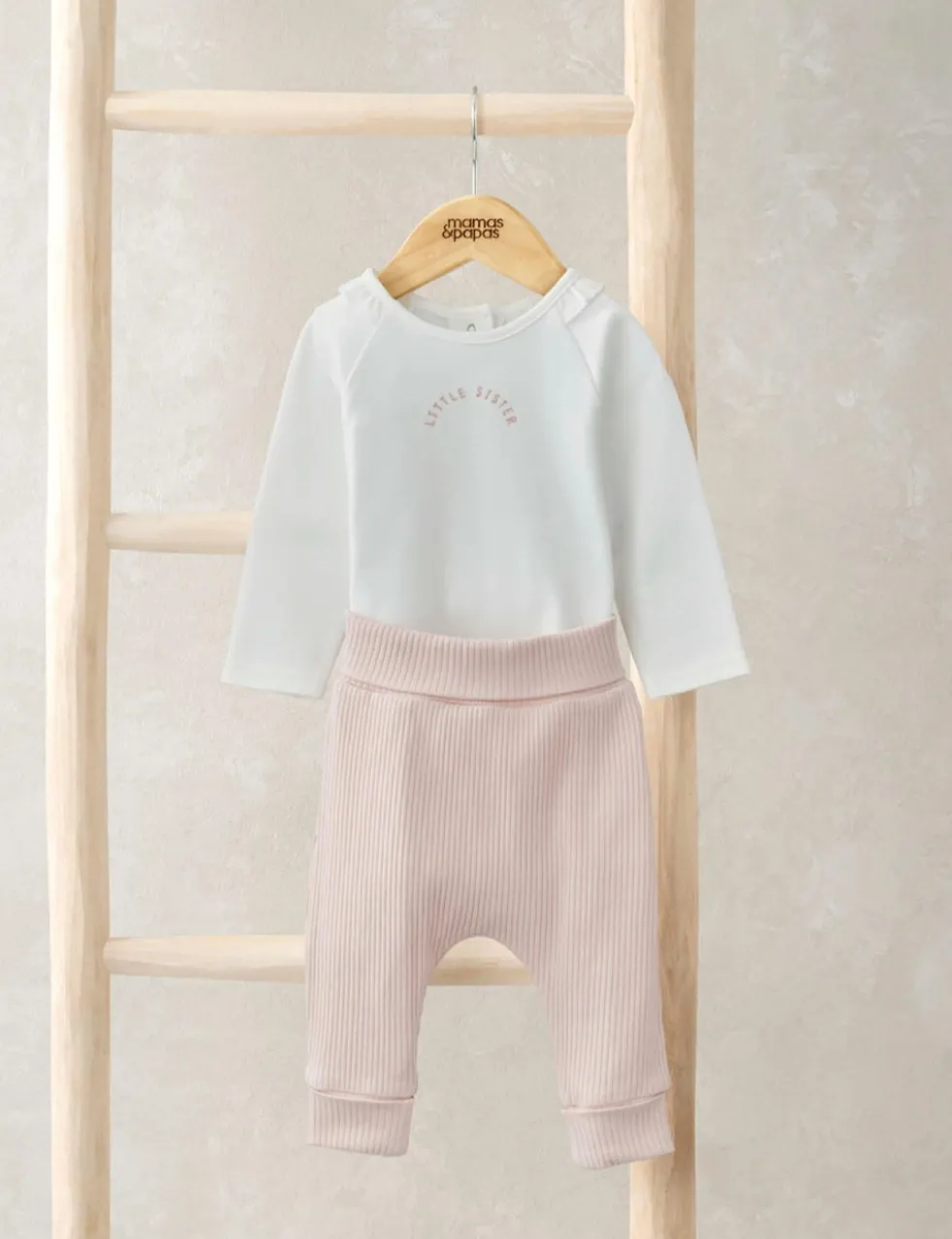 2pc Cotton Rich Print Bodysuit & Leggings Set (0-9 Mths)
