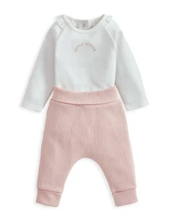 2pc Cotton Rich Print Bodysuit & Leggings Set (0-9 Mths)