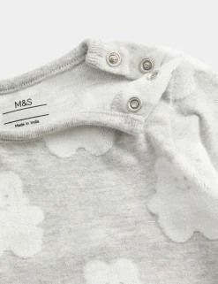 2pc Cotton Rich Textured Outfit (0-12 Mths)