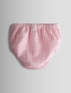 2pc Gingham Smocked Dress Set (0 Mths-5 Yrs)