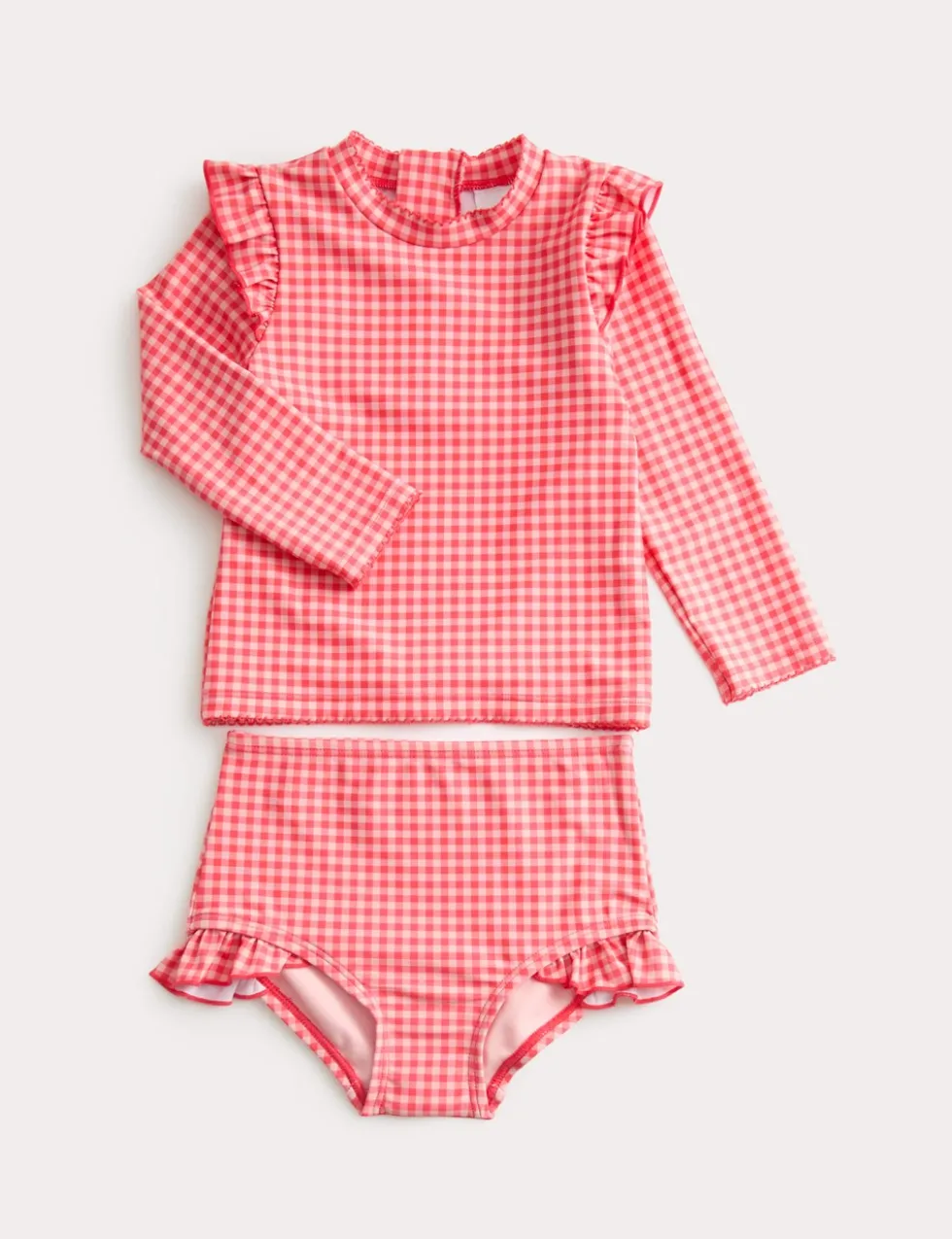 2pc Gingham Swim Set (0-3 Yrs)