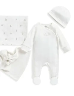 4pc Pure Cotton Bunny Gift Set (0-3 Mths)