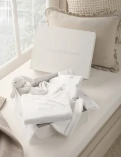 4pc Pure Cotton Bunny Gift Set (0-3 Mths)