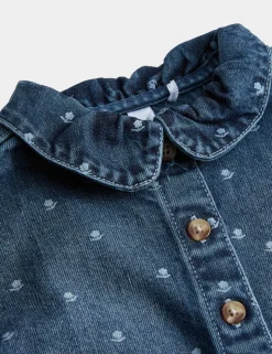2pc Pure Cotton Denim Outfit (0-6 Yrs)