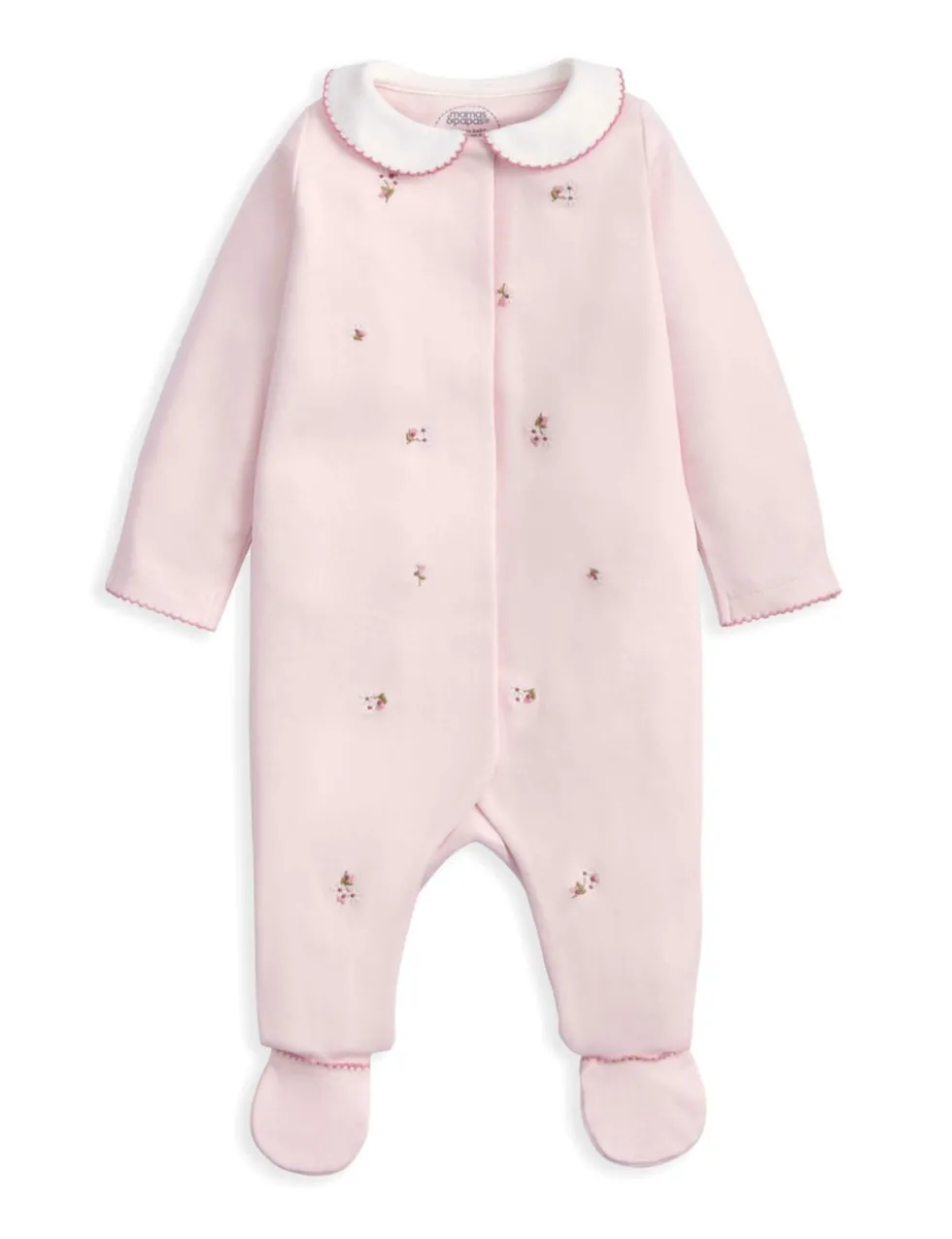 3pc Pure Cotton Embroidered Starter Set (0-6 Mths)