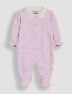 2pc Pure Cotton Heart Sleepsuit Set (Newborn - 12 Mths)