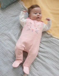 2pc Pure Cotton Mouse Outfit (0-18 Mths)