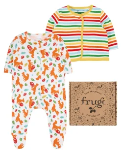 2pc Pure Cotton Sleepsuit Gift Set (0-12 Mths)
