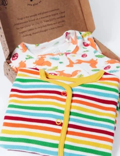 2pc Pure Cotton Sleepsuit Gift Set (0-12 Mths)