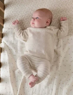 2pc Pure Cotton Slogan Outfit (0-9 Mths)