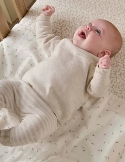 2pc Pure Cotton Slogan Outfit (0-9 Mths)