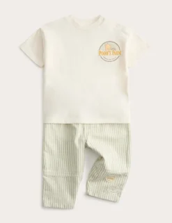 2pc Pure Cotton Winnie the Pooh™ Outfit (0-3 Yrs)