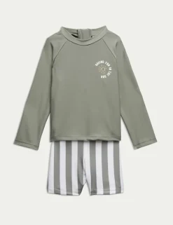 2pc Rash Vest & Swim Shorts Set (0 Mths-6 Yrs)
