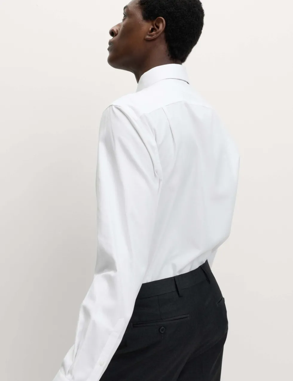 4pc Regular Fit Easy Iron Shirt and Tie Set