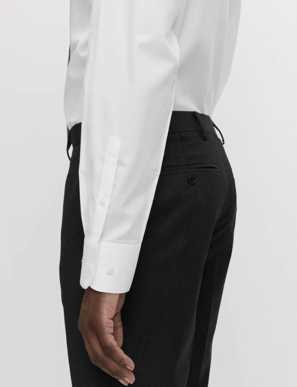 4pc Regular Fit Easy Iron Shirt and Tie Set