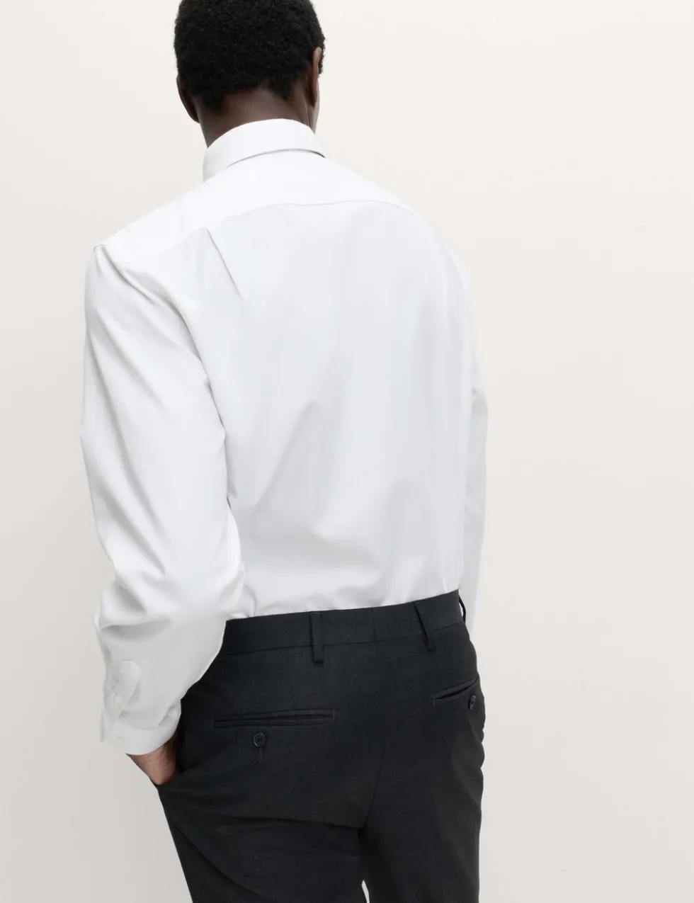 4pc Regular Fit Easy Iron Shirt and Tie Set