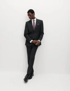 4pc Regular Fit Easy Iron Shirt and Tie Set