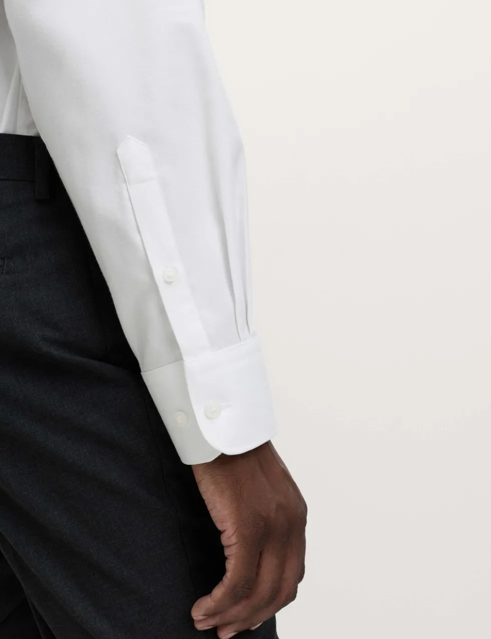 4pc Regular Fit Easy Iron Shirt and Tie Set
