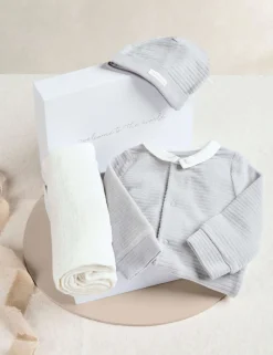 3pc Welcome to the World All in One Gift Set (0-6 Mths)