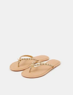 Pearl Starfish Flip Flops