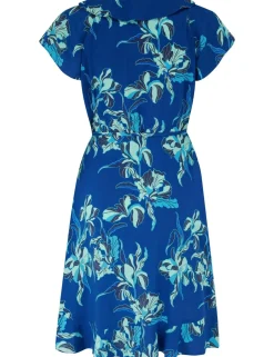 Penny Frill Wrap Woven Beach Dress
