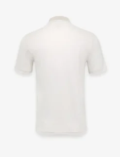 PeoxfordNew Pure Cotton Pique Tipped Collar Polo Shirt