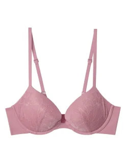 Perfectly Fit Lace Wired Push-Up Plunge Bra (A-DD)