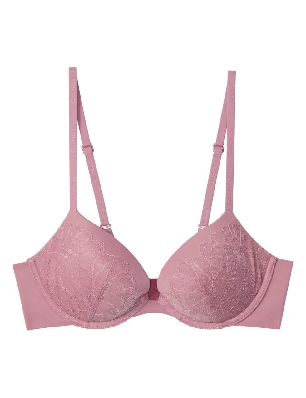 Perfectly Fit Lace Wired Push-Up Plunge Bra (A-DD)
