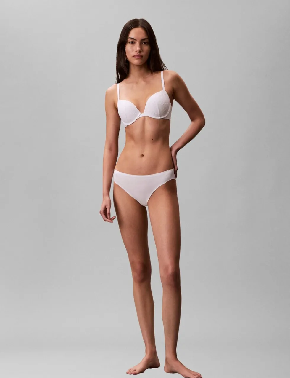 Perfectly Fit Lace Wired Push-Up Plunge Bra (A-DD)