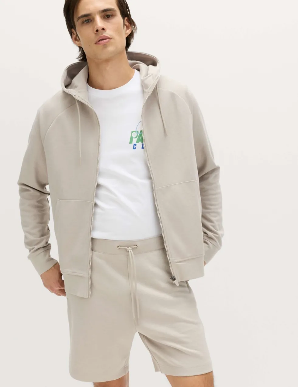 Performance Jersey Zip through Hooded Jacket