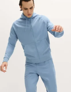 Performance Jersey Zip through Hooded Jacket