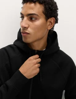 Performance Jersey Zip through Hooded Jacket