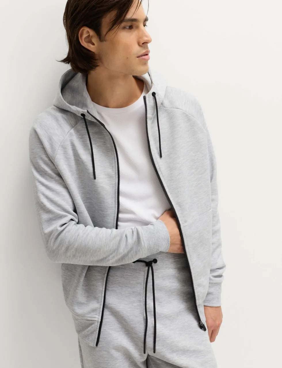 Performance Jersey Zip through Hooded Jacket