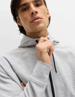 Performance Jersey Zip through Hooded Jacket