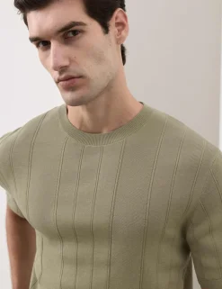 Performance Mercerised Cotton Knitted T-Shirt