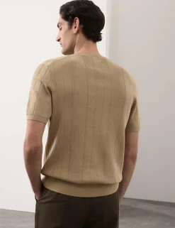Performance Mercerised Cotton Knitted T-Shirt
