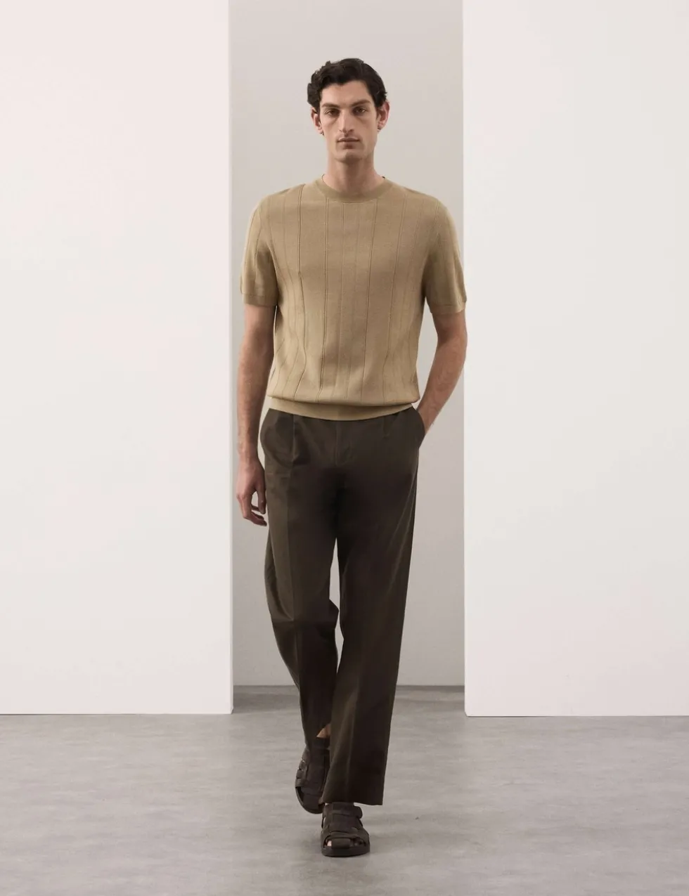 Performance Mercerised Cotton Knitted T-Shirt