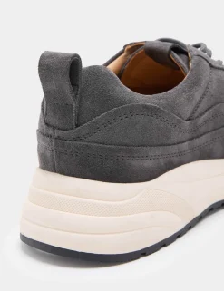 Performance Suede Lace up Trainers