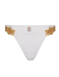 Phoebe Ring Detail High Leg Bikini Bottoms