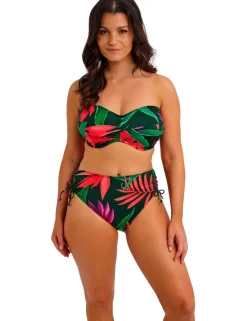 Pichola Floral High Waisted Bikini Bottoms