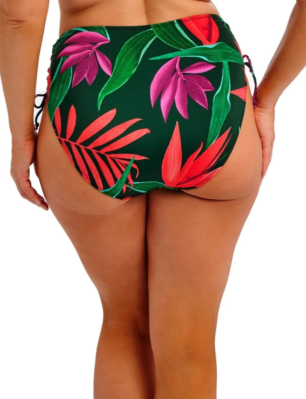 Pichola Floral High Waisted Bikini Bottoms
