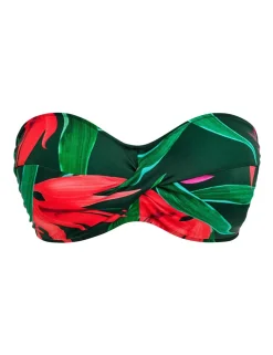 Pichola Floral Wired Bandeau Bikini Top (D-G)