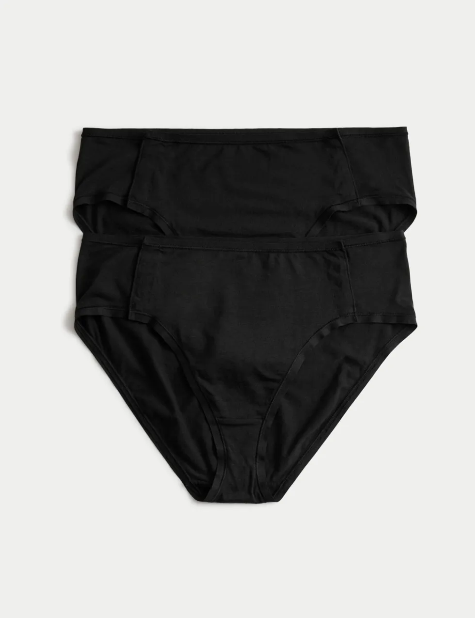 2pk Adaptable Poppers High Leg Knickers