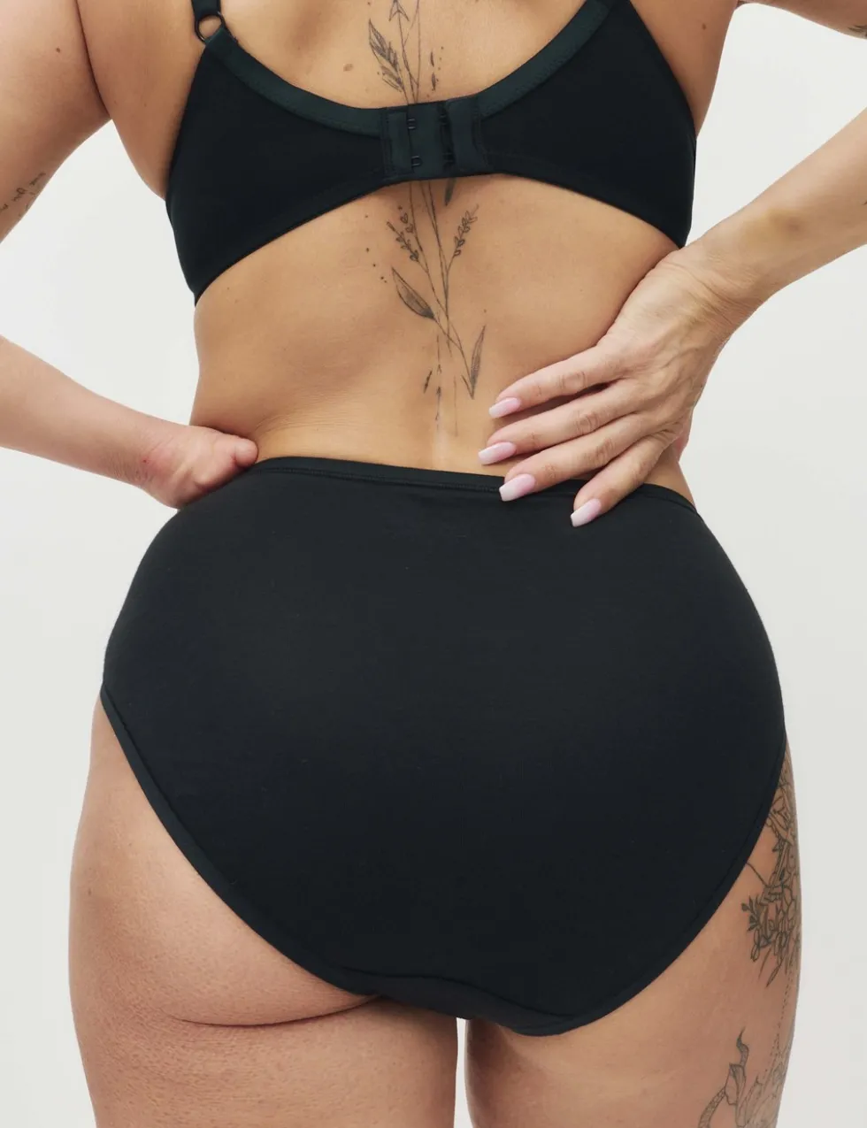 2pk Adaptable Poppers High Leg Knickers