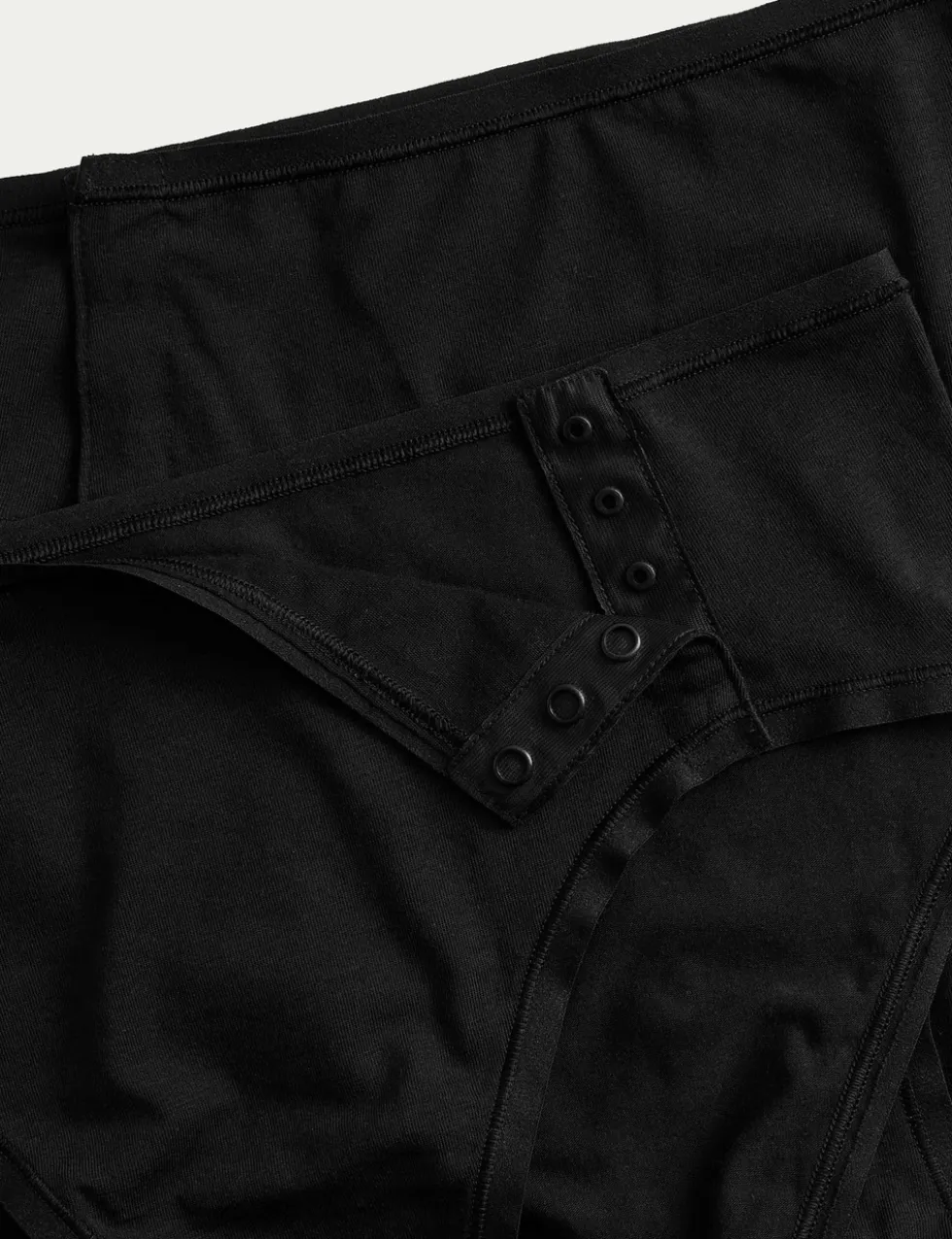 2pk Adaptable Poppers High Leg Knickers