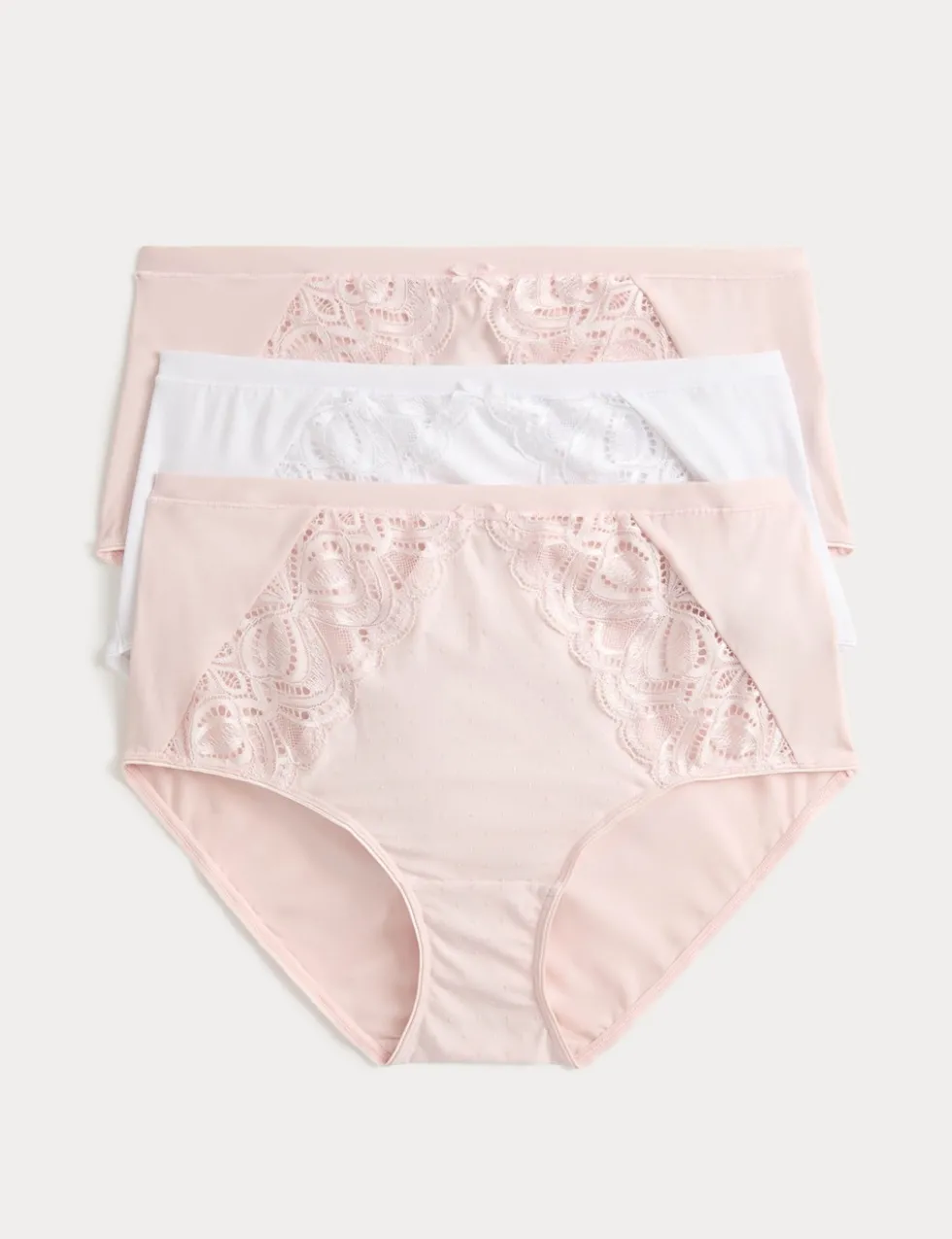 3pk Amelia Lace Full Briefs